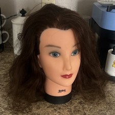 Burmax Debra  Mannequin Head Brown half  Synt...