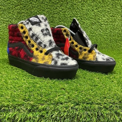 Damen Vans Skate Hi Pumps Turnschuhe Stiefel mehrfarbig Größe 4,5 neu mit Etikett F15
