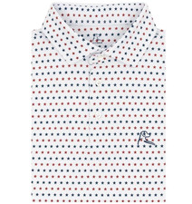 Rhoback The Moneyline Men's Short Sleeve Performance Polo