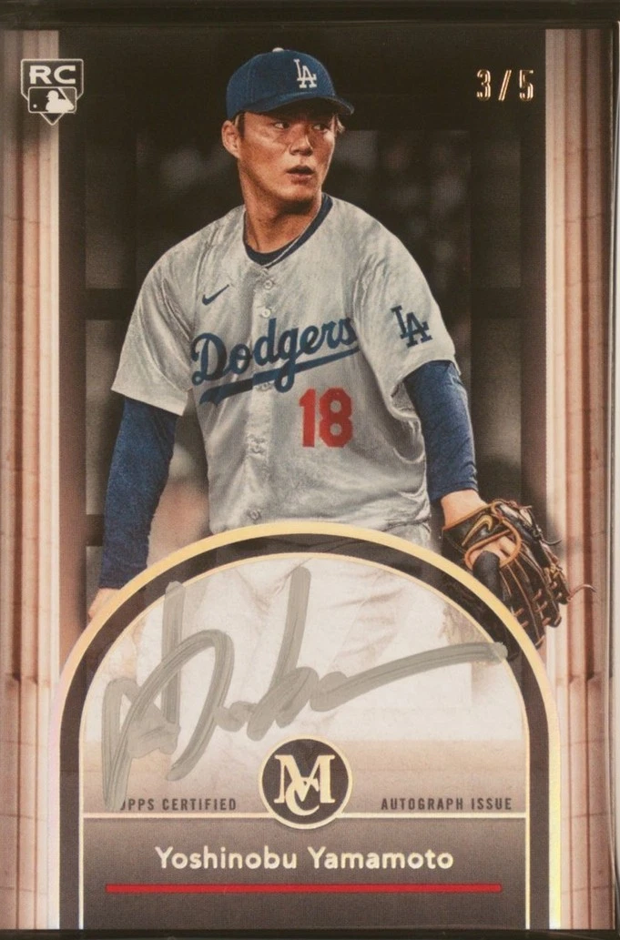 2024 Topps Museum Collection - Yoshinobu Yamamoto #FMA-YAM for