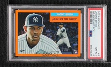 2023 Topps Archives 1956 Topps Orange Hot Foil 8/15 Jhony Brito #8 PSA 8 16to