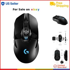 Gaming Mouse Wireless Optical Ambidextrous 11 Buttons RGB Lightweight