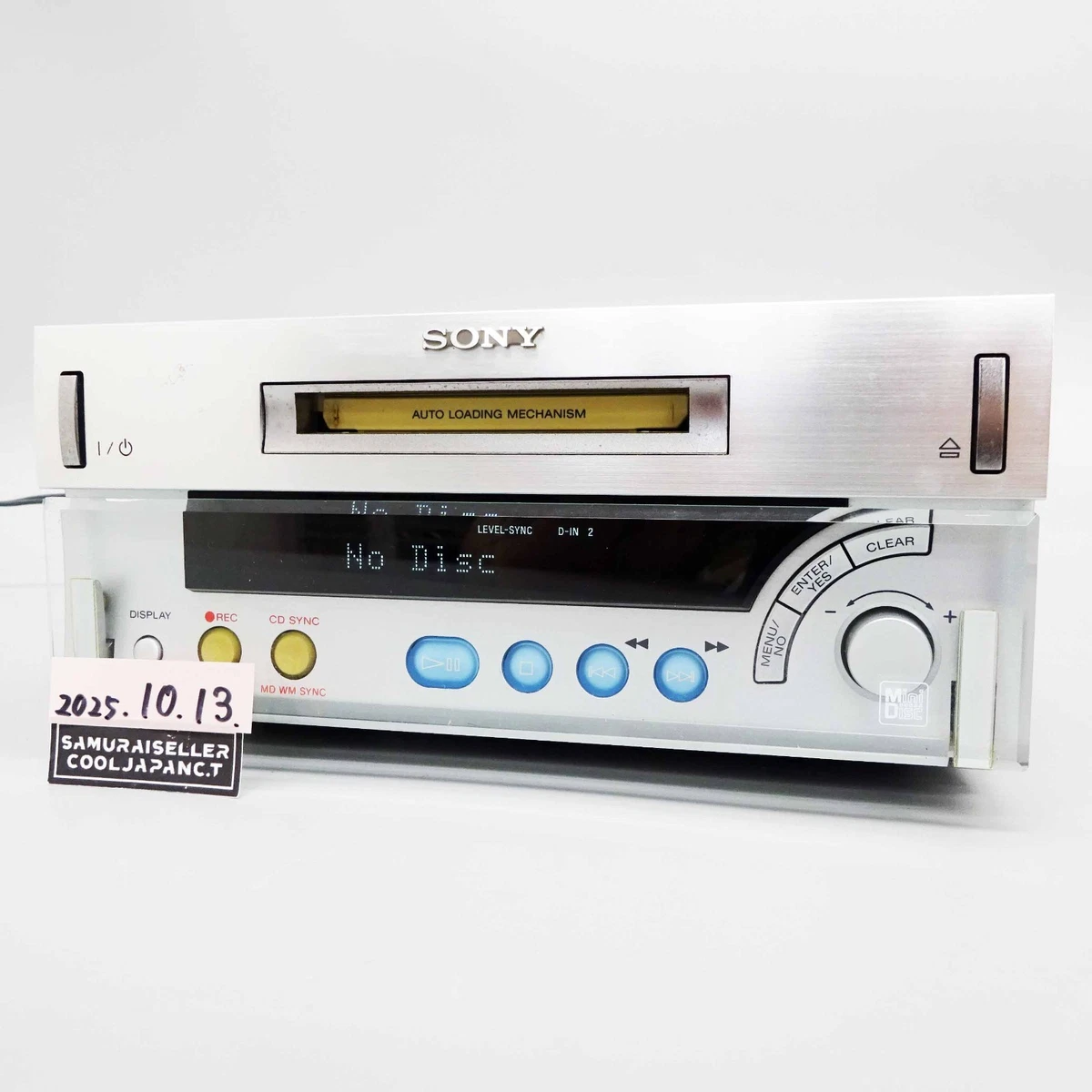 【ジャンク】SONY MDS-101 ミニディスクレコーダー Sony MDS-101 [MiniDisc Wiki]