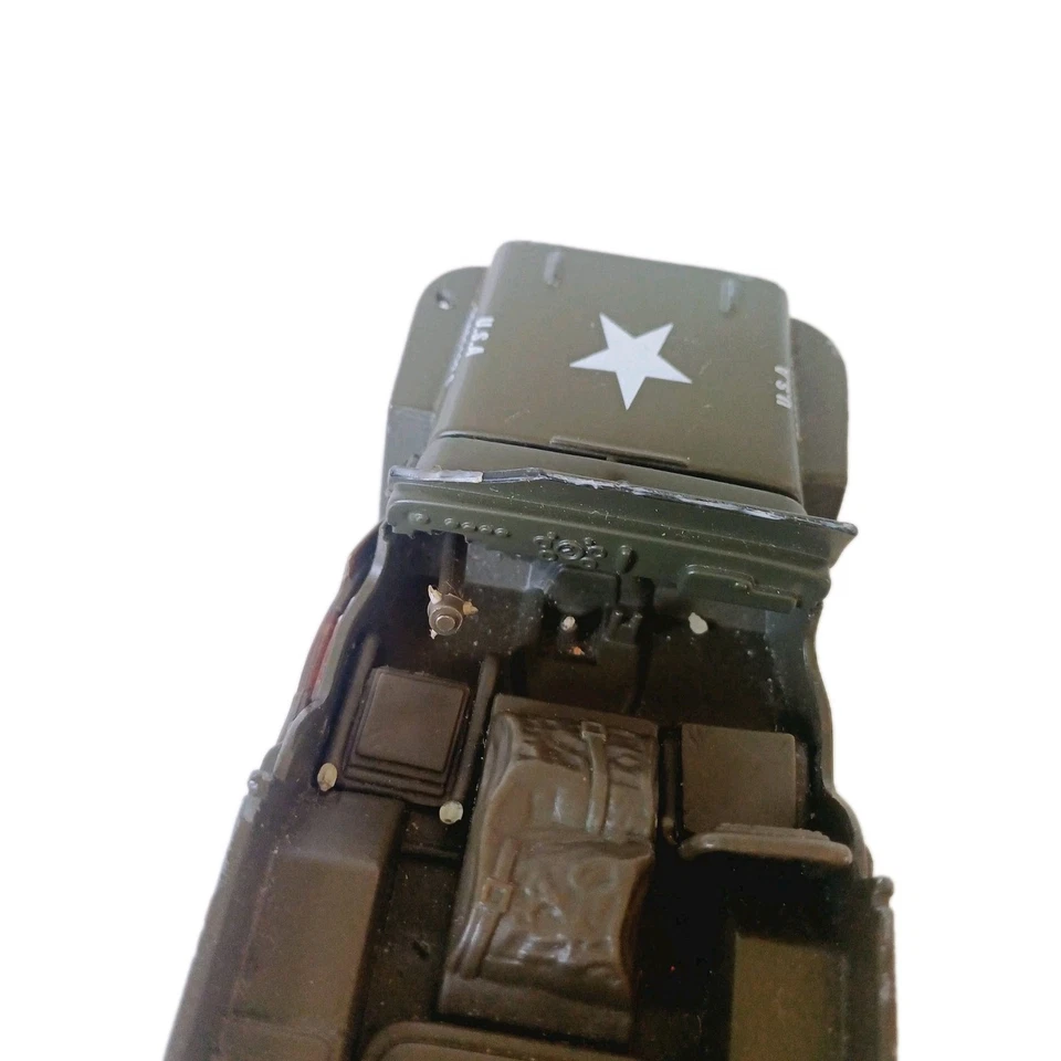New Ray Jeep Willys D-Day Army Green - Damaged - Image 4 of 4