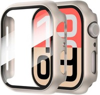 HüLle FüR Apple Watch 44Mm Hartglas SchutzhüLle UltradüNn Rundum Displayschutz
