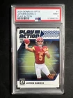 2024 PANINI DONRUSS OPTIC PLAY ACTION #1 JAYDEN DANIELS ROOKIE RC PSA 9