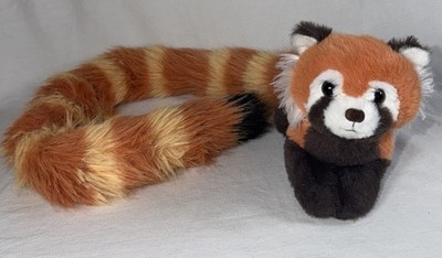 Red Panda Plush with Long Tail Wild Republic K&M Stuffed Animal 36   Soft Cute