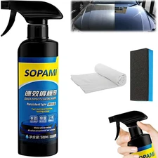 Sopami Car Coating Spray 500ml Quick Effect Nano Ceramic Polish Shine Protection