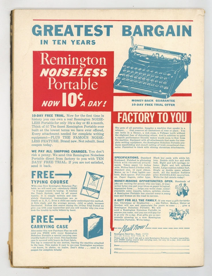 High Heel Magazine Vol. 1 #8 GD+ 2.5 1937 - Image 2 of 3