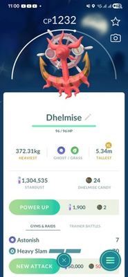 #ad Pokémon Shiny Dhelmise GO $12.00