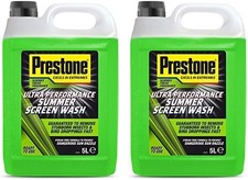 Prestone Screen Wash 10L – All-Year Ready-to-Use, Streak-Free, High Performance 1.67 per litre