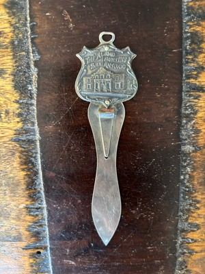 Rarität- Brieföffner The Alamo built 1718 San Antonio - Souvenir Texas Dachboden