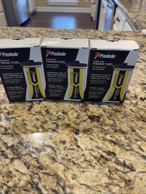 6 Cans Paslode Universal Short Yellow Trim Fuel 816007 Paslode Nailer 12/24