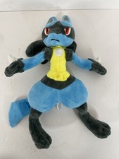 Pokemon Center Lucario Plush 11" Stuffed Animal Toy 2018 Official Authentic