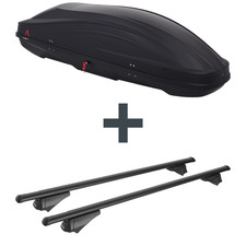 Dachbox G3 Spark 420 + Dachträger Menabo Tiger für VW Touran Typ 5T1 NEU Set