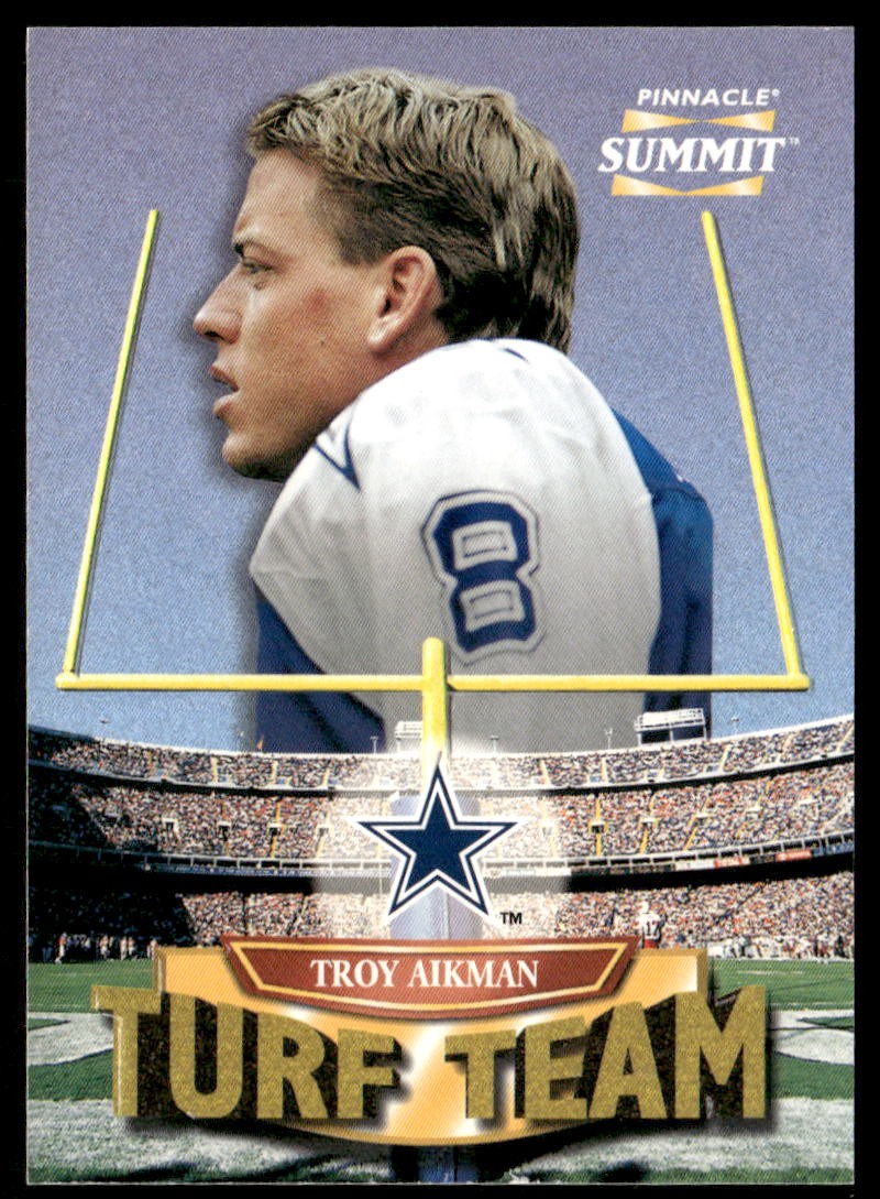 Troy Aikman 1996 Summit Turf Team #9 #/4000 - Dallas Cowboys