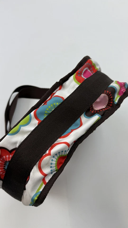 Bolso Bandolera LeSportsac Para Mujer Mediano Estampado Floral Marrón Correa Foto 3 de 4
