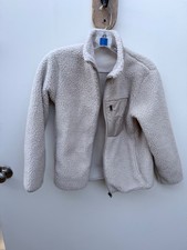 Uniqlo Youth Girls Teal Sherpa Fleece Full Zip Jacket SZ 12-13 T1