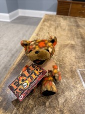 Grateful Dead Tour Beanie Bear Liquid Blue, 90s Fall Tour Edition-with tag- New