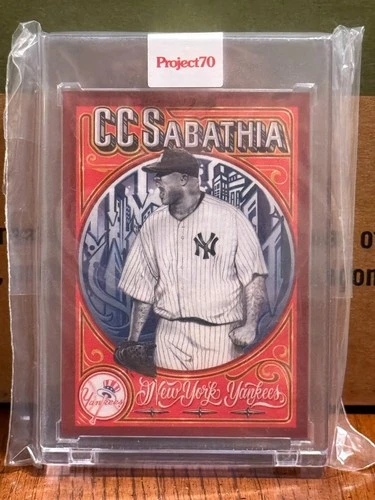 CC Sabathia Illustrated by Mister Cartoon 2021 Topps Project 70 #52