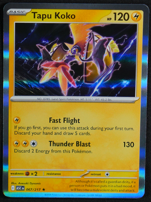 Tapu Koko Holo Rare #067/217 ME: Ascended Heroes NM | eBay