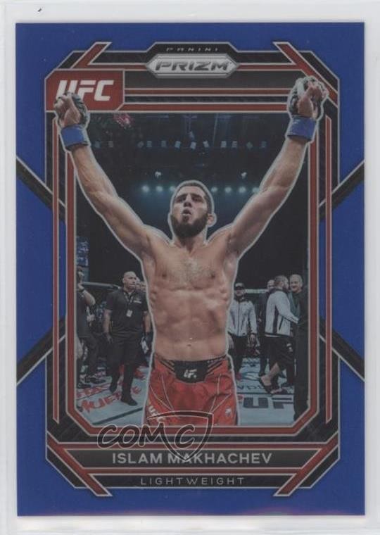 2023 Panini Prizm UFC Blue Prizm 165/175 Islam Makhachev #177