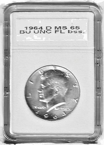 1964 D kennedy half dollar very nice uncirculated specimen