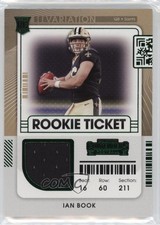 2021 Panini Contenders Rookie Ticket Swatches Variations Ian Book #RSV-IBO ge5