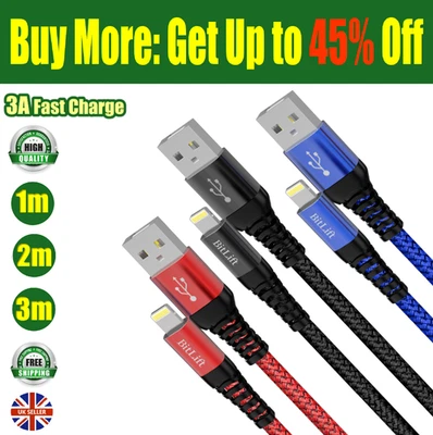 BITLIFT iPhone Charger Cable Heavy-Duty Braided USB to Lightning Cable MFI Certified