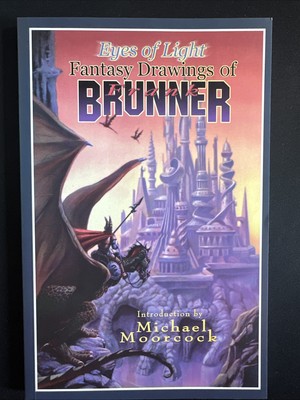EYES OF LIGHT : Fantasy Drawings of Frank Brunner Intro Michael Moorcock TPB New