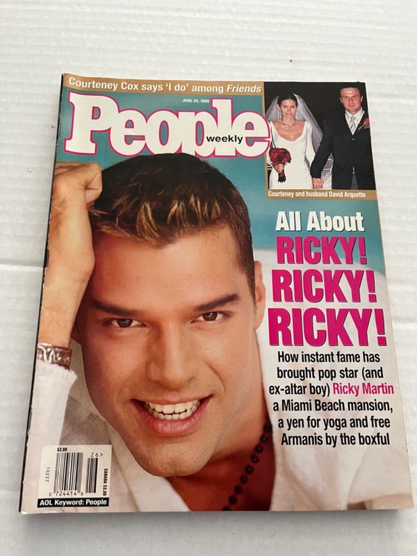 Ricky Martin cover People Magazine June 28 1999