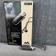 Sony network Walkman NW-E407 1GB Midnight Black Excellent from JP - Fast Ship!!