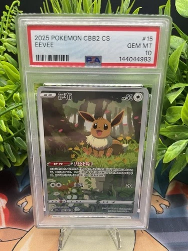 Eevee 0115/15 CBB2C Gem Pack Vol.2 2025 Chinese Pokemon GEM MINT PSA 10