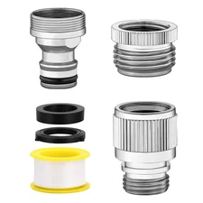 Sink Faucet Quick Connector Adapter for Shower Hose Garden Hose Pet Washing