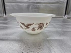 Vintage Pyrex White Early American #441 Cinderella Mixing Bowl Small  1.5 Pt MCM