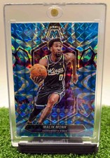 2023-24 Panini Mosaic Malik Monk #39 Blue Reactive Kings