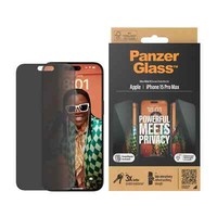PanzerGlass® Privacy Screen Protector iPhone 15 Pro Max Ultra-Wide Fit