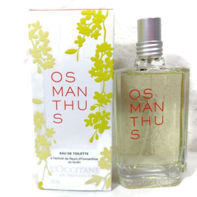 L'Occitane Limited Edition Osmanthus Eau de Toilette  75Ml NIB