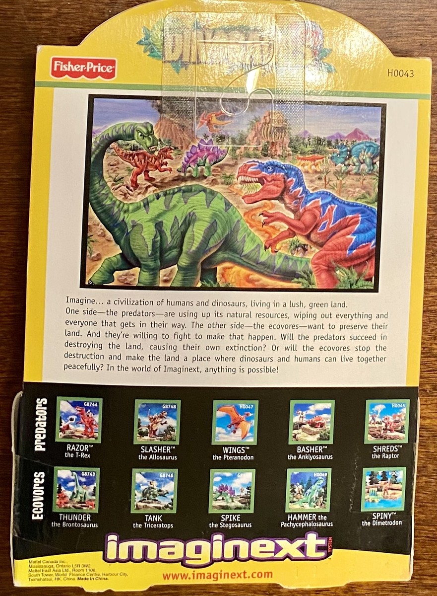 dinosaurs FLAT149cm 新品バインセット SPINY THE DIMETRODON Dinosaur Fisher-Price IMAGINEXT Adventures