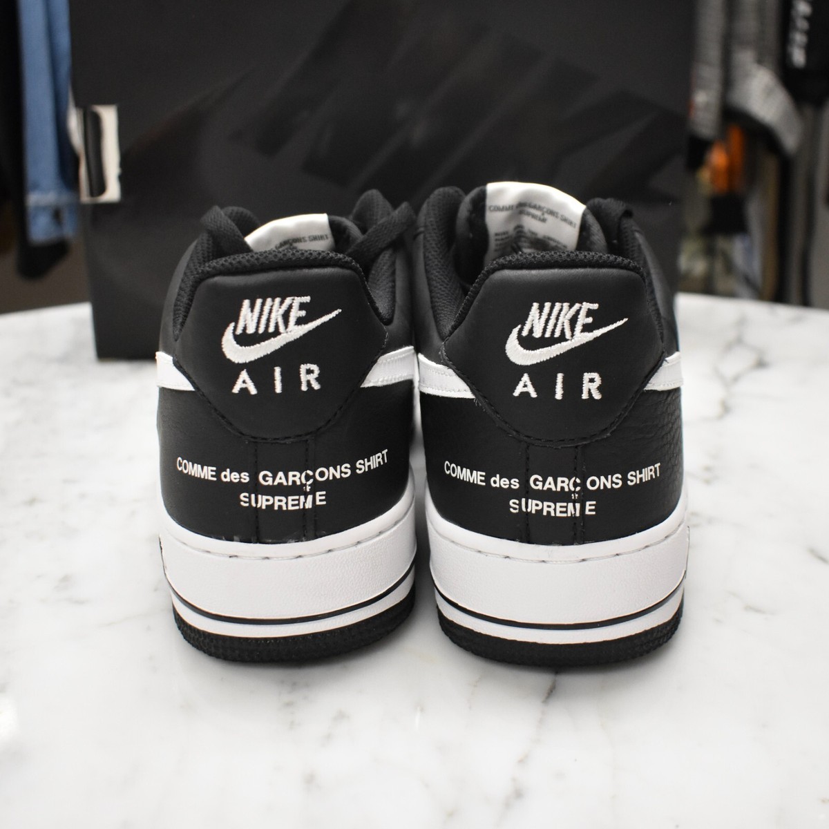 NWT Comme des Garcons Supreme Nike Air Force 1 Low CDG Men's 10