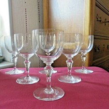 6 verres à EAU en cristal de baccarat modèle  Normandie signé H 16 cm L2