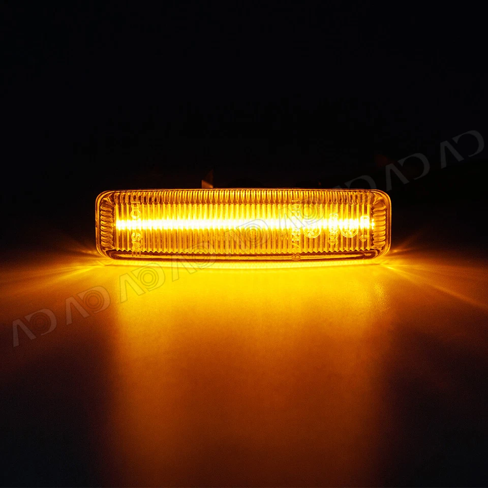 Luces de señalización laterales LED de lente transparente para 97-03 BMW Serie 5 E39 525i 528i 530i 540i Foto 2 de 4