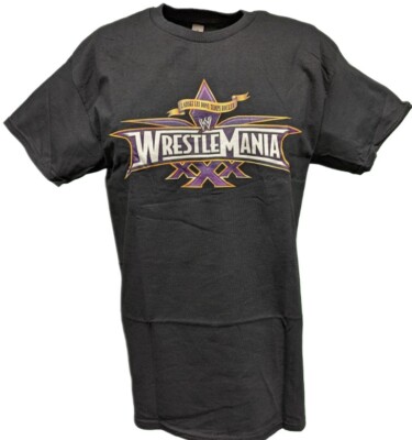 WWE WrestleMania 30 XXX WWE Logo T-Shirt