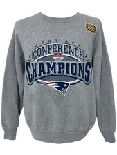 Vintage Patriots 2003 AFC Conference Champions Sweatshirt M 