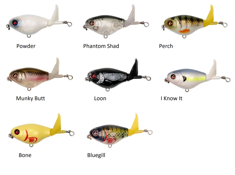 River2Sea Whopper Plopper 60 Topwater Bait - Choice of Colors