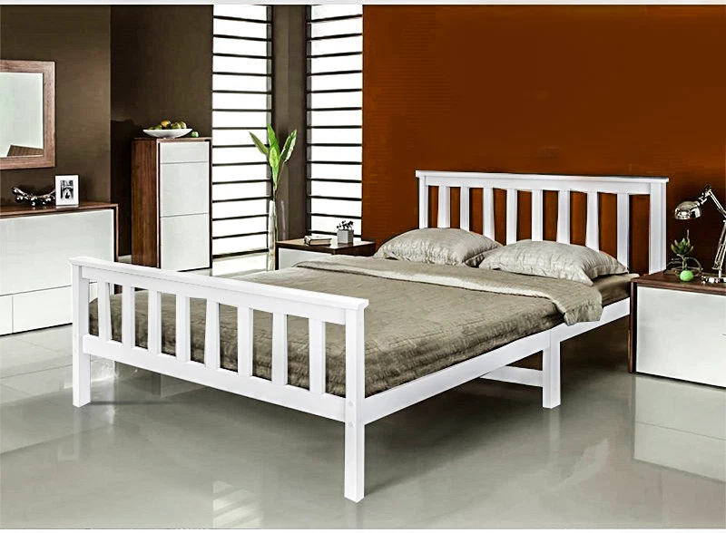 Multi clearance wood bed