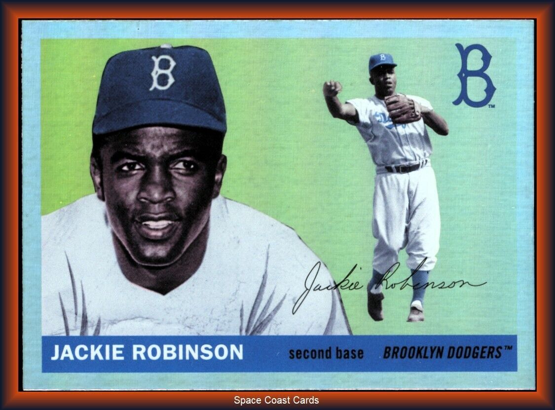 2020 Topps Archives - 1955 Topps Silver Foil #25 Jackie Robinson for ...