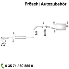 für Honda Civic 1.4 2131 306 312 313 Komplette Auspuff Anlage Rohr Endtopf a*