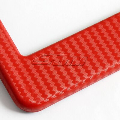 2pcs Frente / Parte Trasera Carbono Fibra Buscar Pintado Azul Jdm Sty ABS