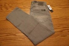 NWT MEN'S BUFFALO DAVID BITTON JEANS Evan-X Slim Straight Stretch Grey $109